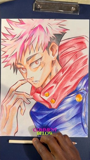 How I Color Anime Characters (Yuji Itadori Jujutsu Kaisen)