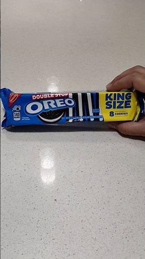 The Ultimate OREO: King Size Double Stuf Oreo First Look 👑 #oreo #unboxing