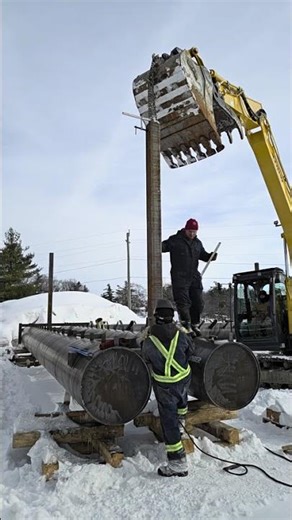 6x6" Vertical support member installation for floating boathouse 2026