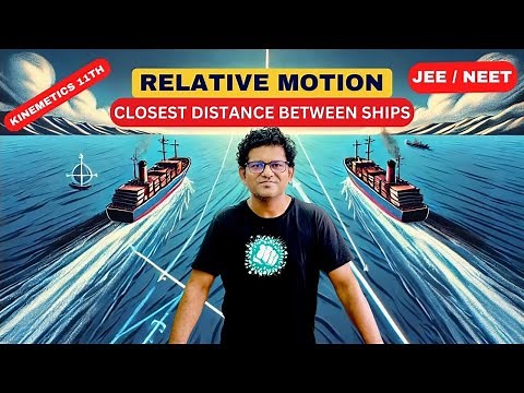 Closest Distance between 2 ships : Relative Motion : Kinematics