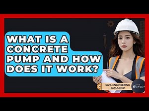 What Is A Concrete Pump And How Does It Work? - Civil Engineering Explained