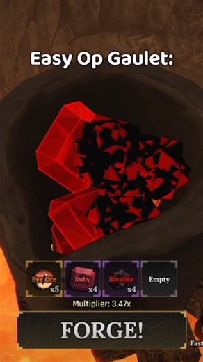 Easy OP GAULETS in the FORGE!🤯😱#roblox
