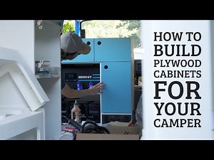 How to Build Simple Plywood Cabinets for Your Camper Using Pocket Hole Joinery