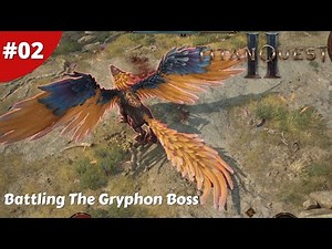 Battling The Gryphon Scourge Of Proti Island - Titan Quest 2 - #02 - Gameplay