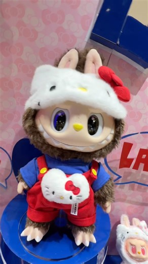 The Monsters × Hello Kitty Vinyl Plush Doll #themonsters#labubu#hellokitty#popmart
