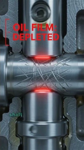 Oil film is all that's stopping this DISASTER #turbocharger #bearing #engineering