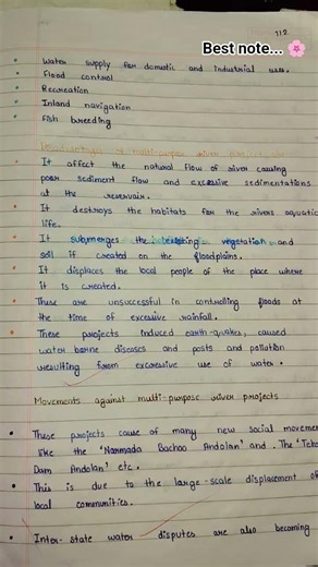 class 10th history chapter 2 notes... 🌸 #subscribe #notes #like #sst #shorts