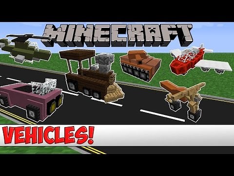 Minecraft Plugin Tutorial - Vehicles (Planes, Trains, Cars, Tanks and More!)