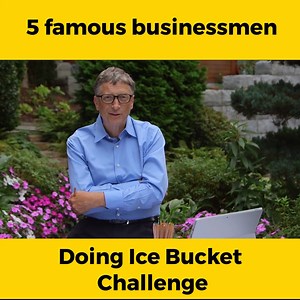 2.1M views · 14K shares | #Throwback 5 famous businessmen doing Ice Bucket Challenge. For more videos like TechJuice. | TechJuice | Facebook