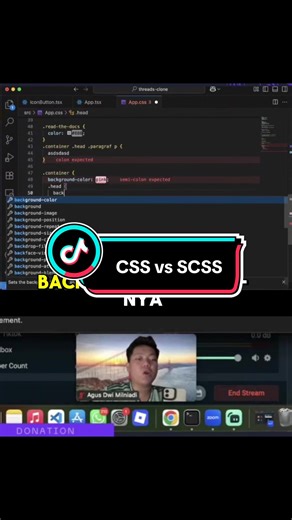 CSS vs SCSS, kalian udah pernah pake keduanya? #coding #programmer #samasamabelajar