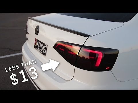 HOW TO WRAP TAILLIGHTS WITH TINTED VINYL