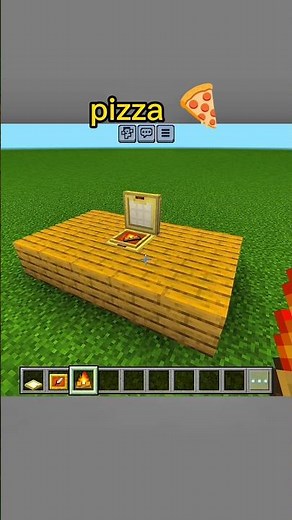 🍕 Pizza – The Cheesiest Food Build in Minecraft! 😋#Minecraft#MinecraftBuild#Pizza#FoodBuild