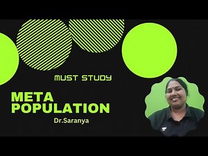 Metapopulation : Must study ecology #trending topic