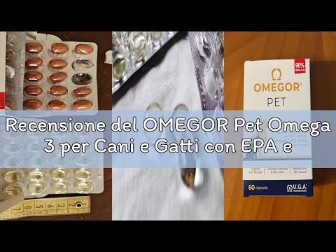 Recensione del OMEGOR Pet Omega 3 per Cani e Gatti con EPA e DHA da Olio di Pesce Purificato - 60 Ca