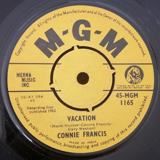 Connie Francis - Vacation