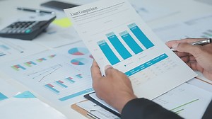 Download Corporate business team and manager in a meeting, close up for free