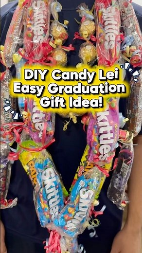 DIY Candy Lei Tutorial | Easy Graduation Gift #CandyLeis #GraduationGift #GuamLife