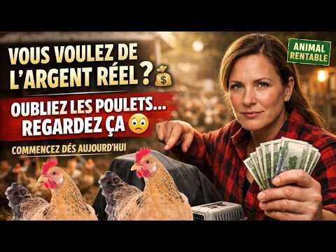 Vous voulez de l'argent réel _ Oubliez les poulets et commencez dès aujourd'hui avec cet animal