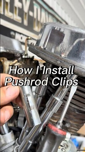 Harley Panhead Pushrod Clips.. Made Easy!