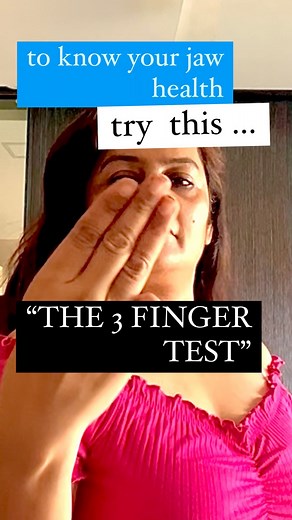 2.5K views · 48 comments | DO YOU HAVE HEALTHY JAW ?? The 3 finger...