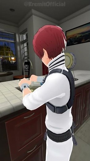 Deku scares Todoroki (MHA VR)