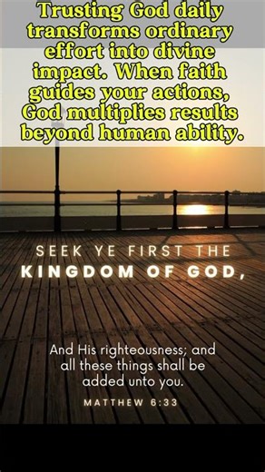 What happens when you combine effort with faith #biblicalwisdom #shorts