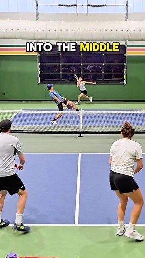 Kevin Dong | Pickleball Tips & Clips on Instagram: "Essential right side skill: knowing when and how to hit behind the left side player, especially when they love poaching with their forehand Paddle: @pickleballapes Pulse V (use code KEVINDONG for 10% off) Follow @kevindongpickleball for more pickleball highlights, tips, and clips #pickleball #pickleballhighlights #propickleball #pickleballtournament #pickleballmemes #pickleballtips #pickleballathlete #kevindongpickleball #kevindong #pickleballa