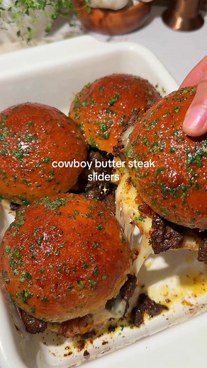 Cowboy Butter Steak Sliders Recipe