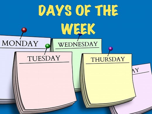 Days Of The Week Puzzle Game