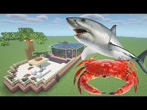 How To Make a Crab and Shark Farm in Minecraft PE
