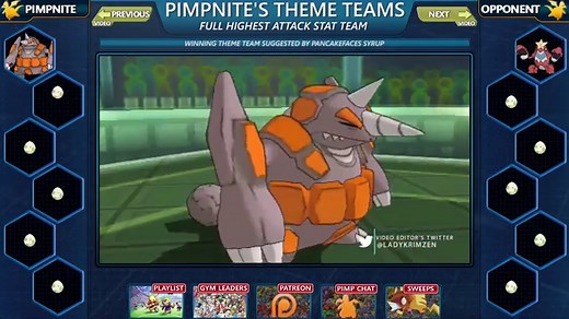 FULL HIGHEST ATTACK STAT POKEMON TEAM!