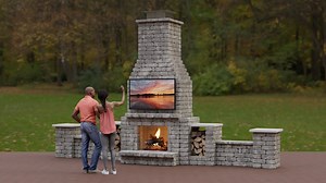 Bremview TV Fireplace Kit