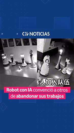 Robot convence a otros robots en Shanghái
