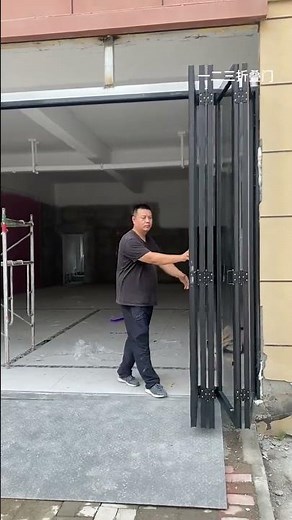 3+3 Aluminum Bifold Patio Door | 6-Panel Folding Glass Door