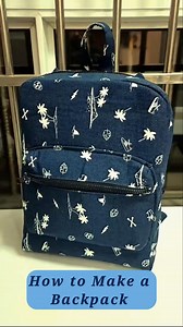 How to Make a Backpack #backpacks #howto #howtomake #satisfyingvideosdaily #diybag #trending2024 #selflearning #crafts #selfimprovementdaily #allgirlsthings #diycrafts #bagmaking #baglovers | All Girls' Things