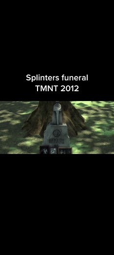 #tmnt #2012 #splinter #sensei #rat #father #death #sad #funeral #fyp