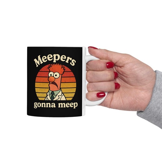 Beaker Muppet Meepers Gonna Meep Retro Mug, the Muppets Coffee Cup - Etsy