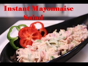 Quick and Easy, Healthy and Crunchy Mayonnaise Salad | 1-Minute Recipe