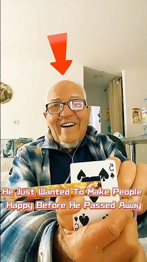 He Just Wanted To Make People Happy Before He Passed Away 💔😭#shorts