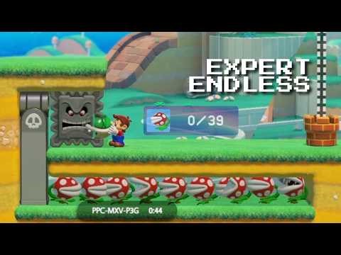 Expert Endless: Run Away and Let the Shell do the Magic (Mario Maker 2, Switch 2)