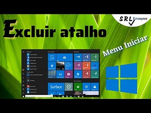 Como Excluir Atalho do Menu Iniciar do W10 (How to Delete W10 Start Menu Shortcut)