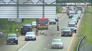 VIDEO NOW: Police investigating crash on Rt. 24 in Fall River