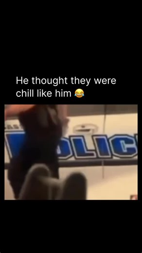 Street guy on Instagram: "A cop really thought he was chilling with the homies when he dropped a questionable meme into the group chat—like it was just another day, another laugh. But little did he know he wasn’t in a friend group; he was basically in a workplace FBI surveillance zone with badges. The man hit send thinking he’d get a couple “💀💀” and instead woke up trending on every news channel like he’s a national scandal. The way that message probably traveled—from the GC, to HR, to the chi
