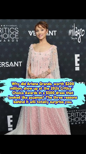 Ariana Grande's Critics' Choice Awards Look: A $300 Dress