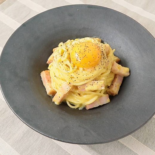 牛乳で作る 濃厚カルボナーラ 作り方・レシピ | クラシル