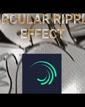 How to add circular ripple effect in alight motion [tutorial + link]