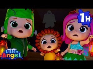 Don't Be Afraid Of Halloween🎃| Little Angel | Cars & Truck Videos for Kids