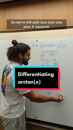 Understanding Differentiation of tan Inverse Explained | Math Tutorial