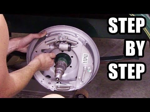 How-To Replace All Trailer Brakes; Backing Plate, Cyl, Pads and Bleed System