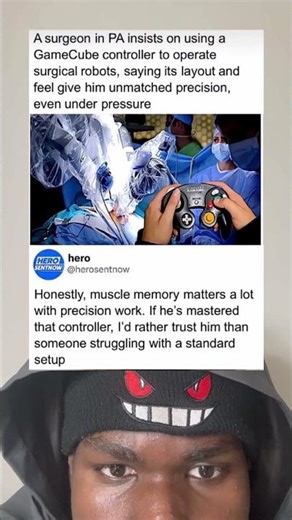 Surgeon uses GameCube controller for precision